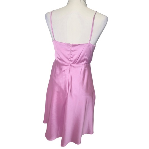 ASTR The Label Satin Mini Dress Women Sz M Orchid Pink Fairycore, Coquette - Picture 3 of 9